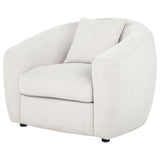 Isabella Sand Fabric Upholstered Accent Chair - Ornate Home