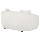 Isabella Sand Fabric Upholstered Loveseat - Ornate Home