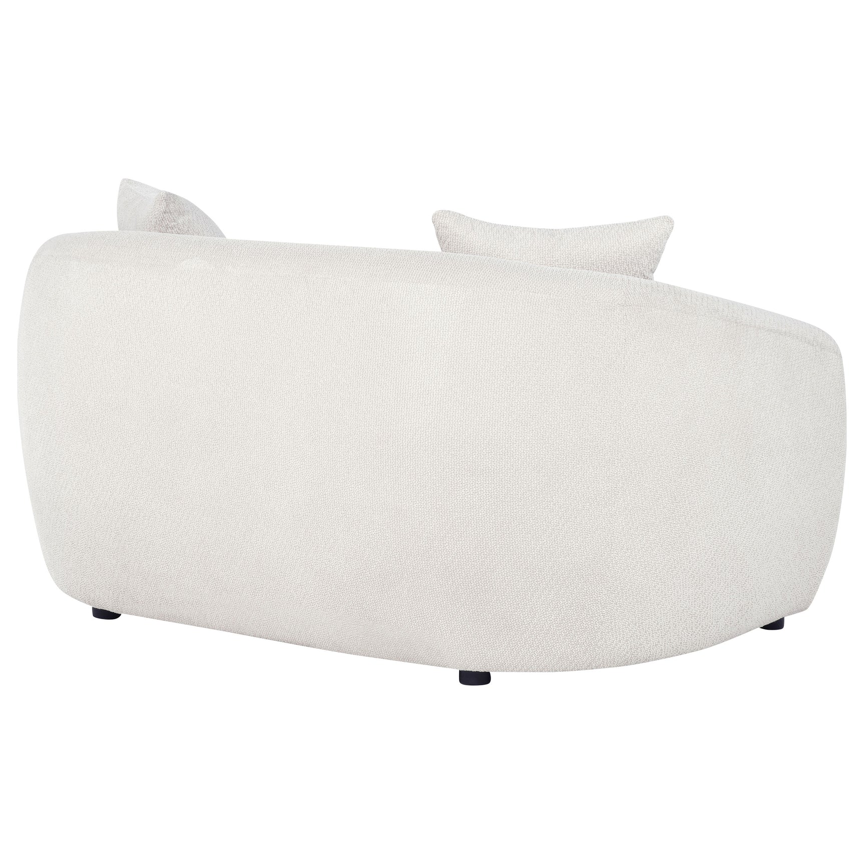 Isabella Sand Fabric Upholstered Loveseat - Ornate Home