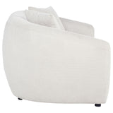 Isabella Sand Fabric Upholstered Loveseat - Ornate Home
