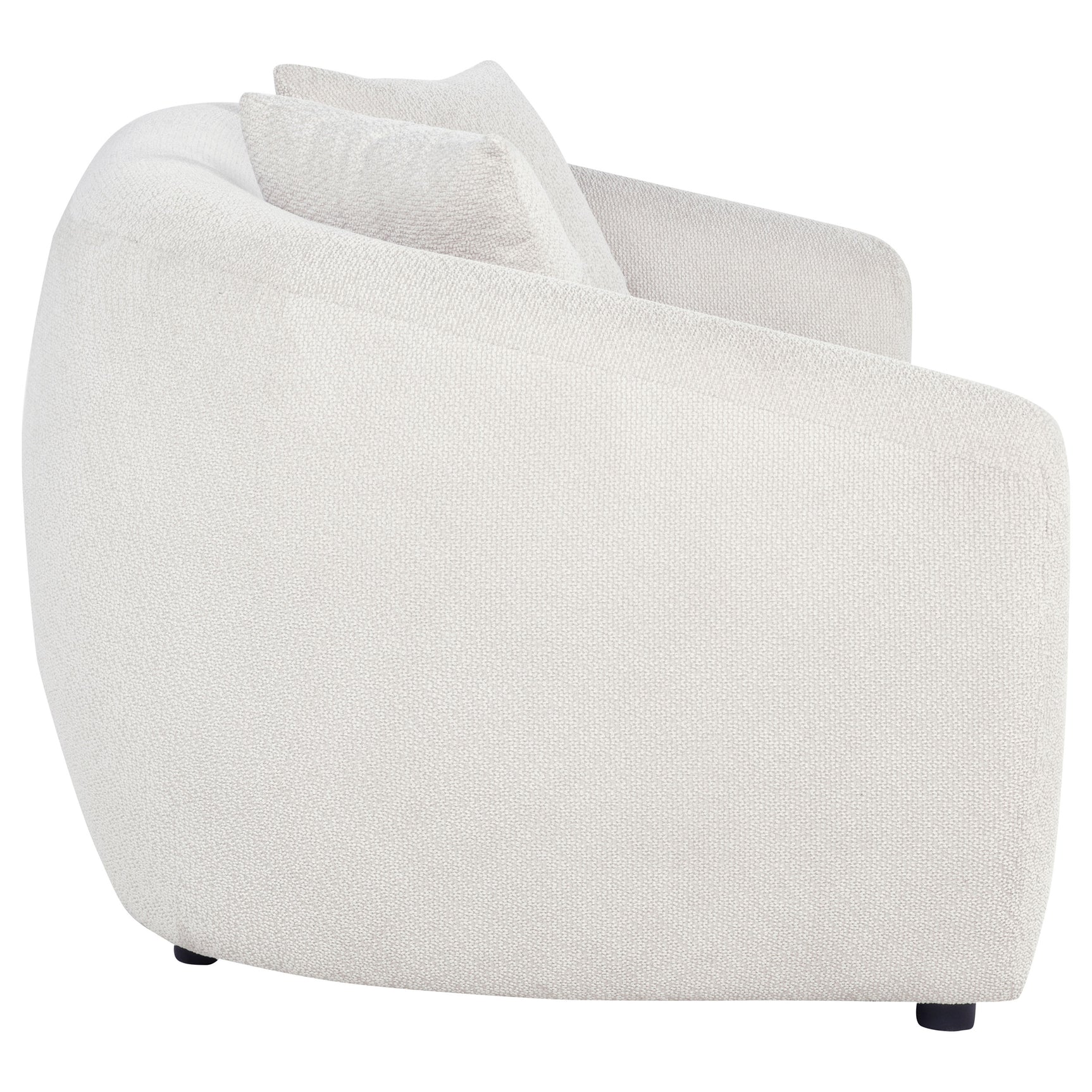 Isabella Sand Fabric Upholstered Loveseat - Ornate Home