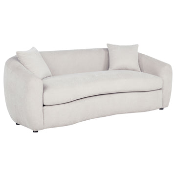 Isabella Sand Fabric Upholstered Sofa - Ornate Home