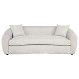 Isabella Sand Fabric Upholstered Sofa - Ornate Home
