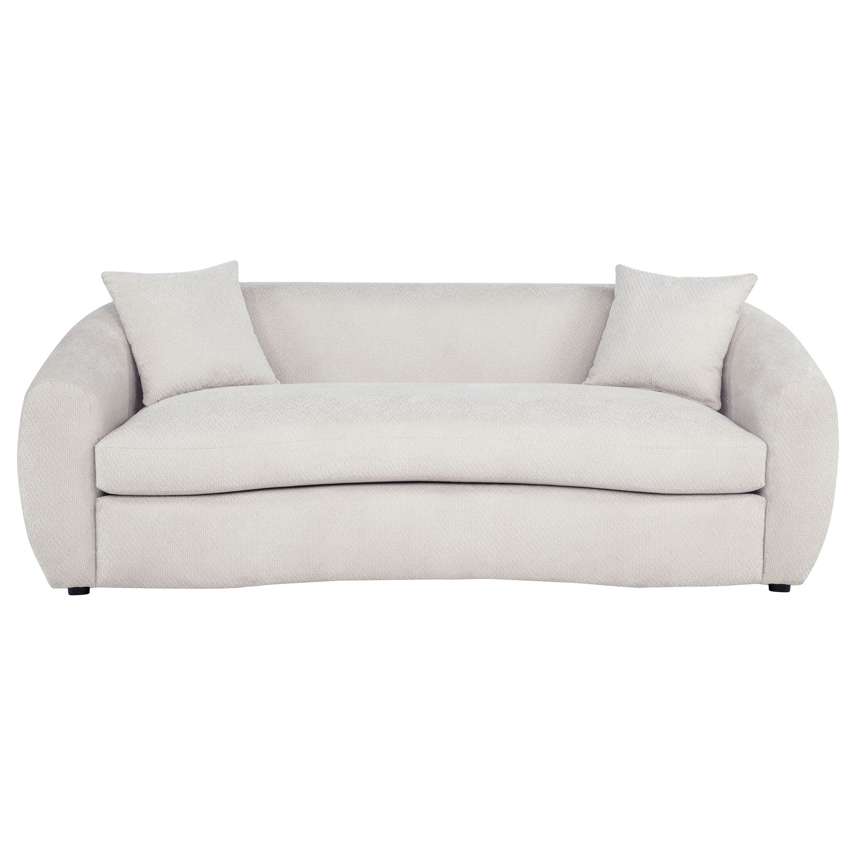 Isabella Sand Fabric Upholstered Sofa - Ornate Home