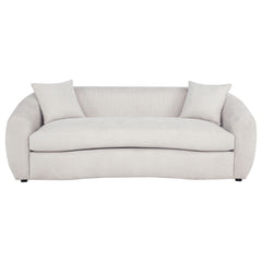 Isabella Sand Fabric Upholstered Sofa - Ornate Home