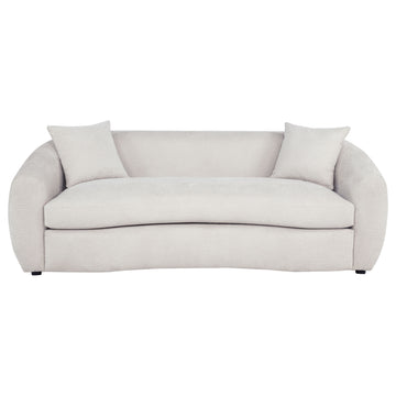 Isabella Sand Fabric Upholstered Sofa - Ornate Home