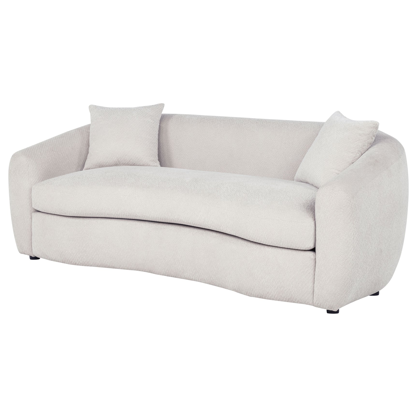 Isabella Sand Fabric Upholstered Sofa - Ornate Home