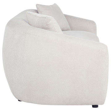 Isabella Sand Fabric Upholstered Sofa - Ornate Home