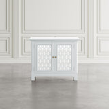 Isabella White 38 Mirrored Accent Cabinet - Ornate Home