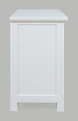 Isabella White 38 Mirrored Accent Cabinet - Ornate Home