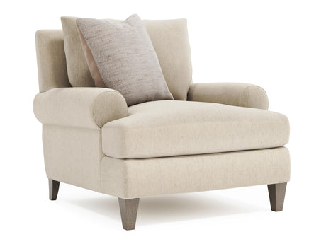 Isabella White/Cream Fabric Chair - Ornate Home