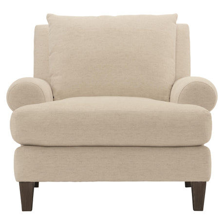 Isabella White/Cream Fabric Chair - Ornate Home