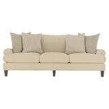 Isabella White/Cream Fabric Sofa - Ornate Home