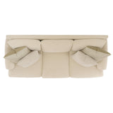 Isabella White/Cream Fabric Sofa - Ornate Home