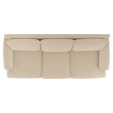 Isabella White/Cream Fabric Sofa - Ornate Home
