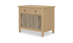 Isabelle Brown Gingham Nightstand - Ornate Home