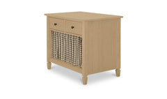 Isabelle Brown Gingham Nightstand - Ornate Home