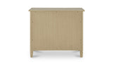Isabelle Light Blue Stripe Nightstand - Ornate Home