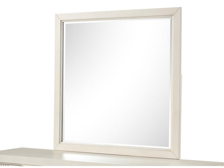 Isadore White Mirror - Ornate Home