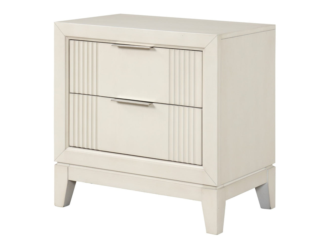 Isadore White Nightstand - Ornate Home