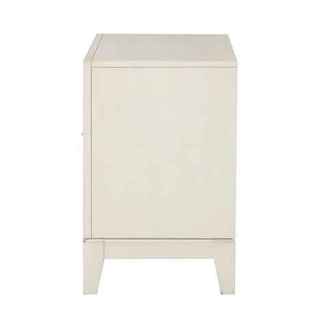 Isadore White Nightstand - Ornate Home