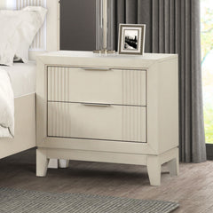 Isadore White Queen 4 Piece Bedroom Set - Ornate Home