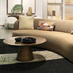 Isak Antique Brass Coffee Table - Ornate Home