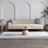 Isako Blue & Gray Solid Washable Area Rug - Clearance - Ornate Home