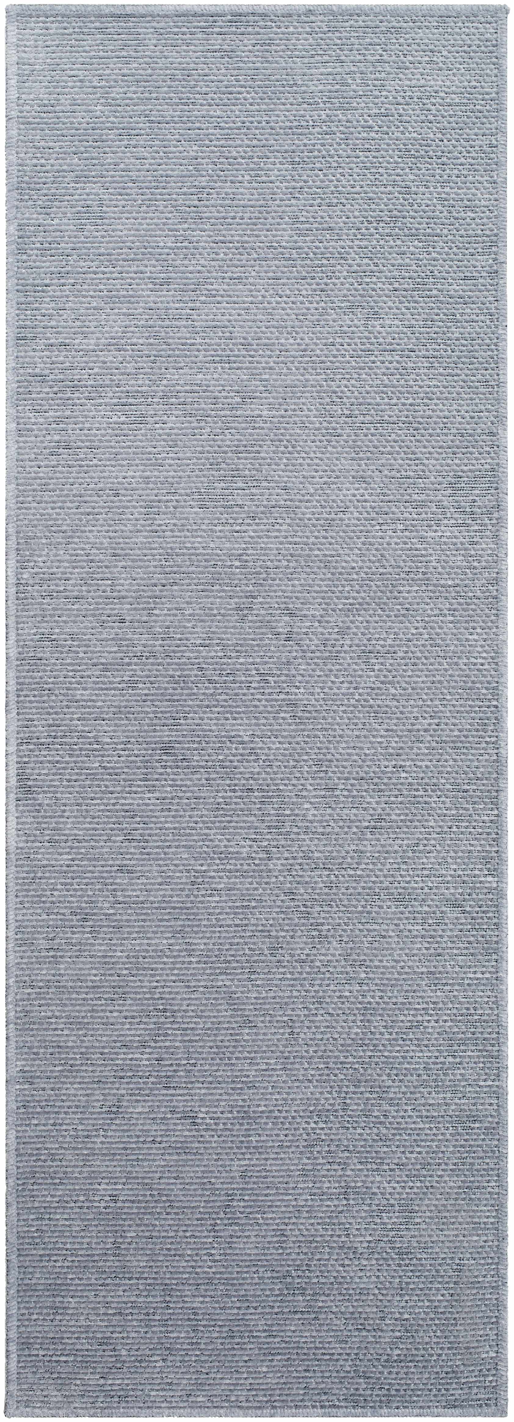 Isako Blue & Gray Solid Washable Area Rug - Clearance - Ornate Home