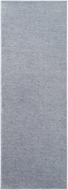 Isako Blue & Gray Solid Washable Area Rug - Clearance - Ornate Home