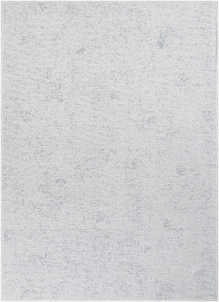 Isako Cream & Gray Solid Washable Area Rug - Clearance - Ornate Home