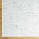 Isako Cream & Gray Solid Washable Area Rug - Clearance - Ornate Home