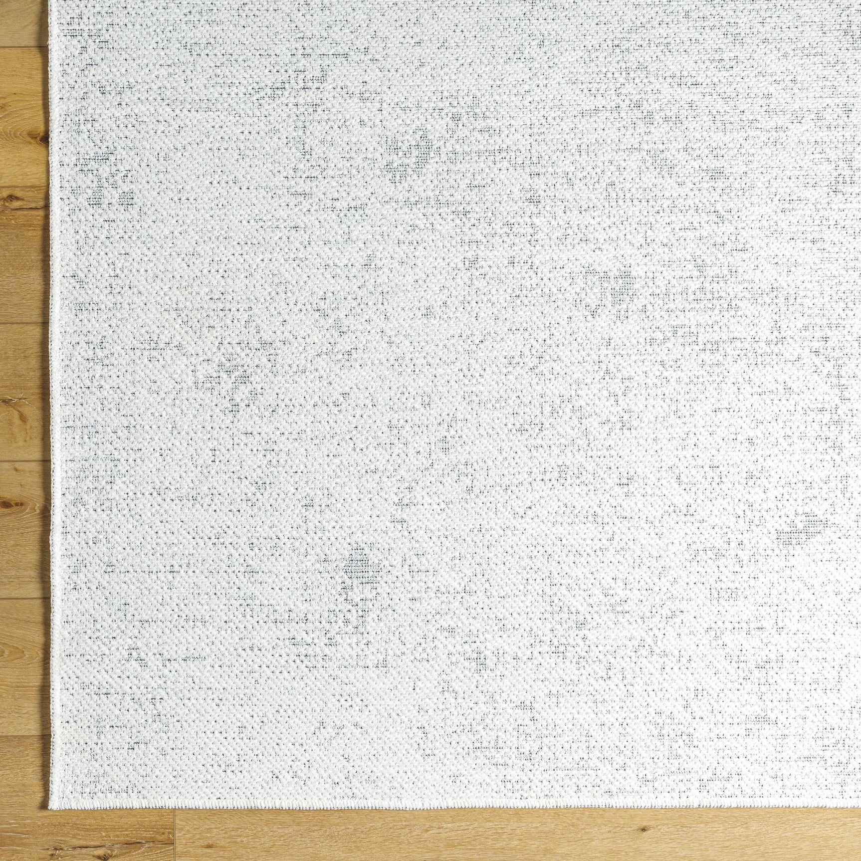 Isako Cream & Gray Solid Washable Area Rug - Clearance - Ornate Home