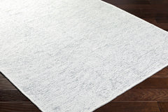 Isako Cream & Gray Solid Washable Area Rug - Clearance - Ornate Home