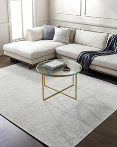 Isako Gray Solid Washable Area Rug - Clearance - Ornate Home