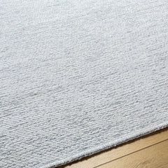 Isako Light Blue Solid Washable Rug - Clearance - Ornate Home