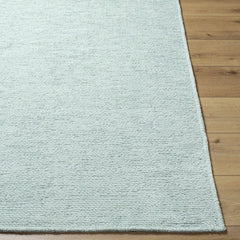 Isako Seafoam Solid Washable Area Rug - Clearance - Ornate Home
