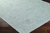 Isako Seafoam Solid Washable Area Rug - Clearance - Ornate Home