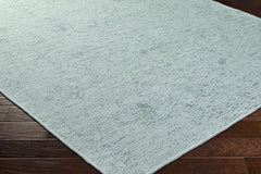 Isako Seafoam Solid Washable Area Rug - Clearance - Ornate Home