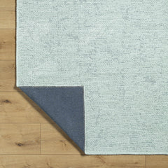 Isako Seafoam Solid Washable Area Rug - Clearance - Ornate Home
