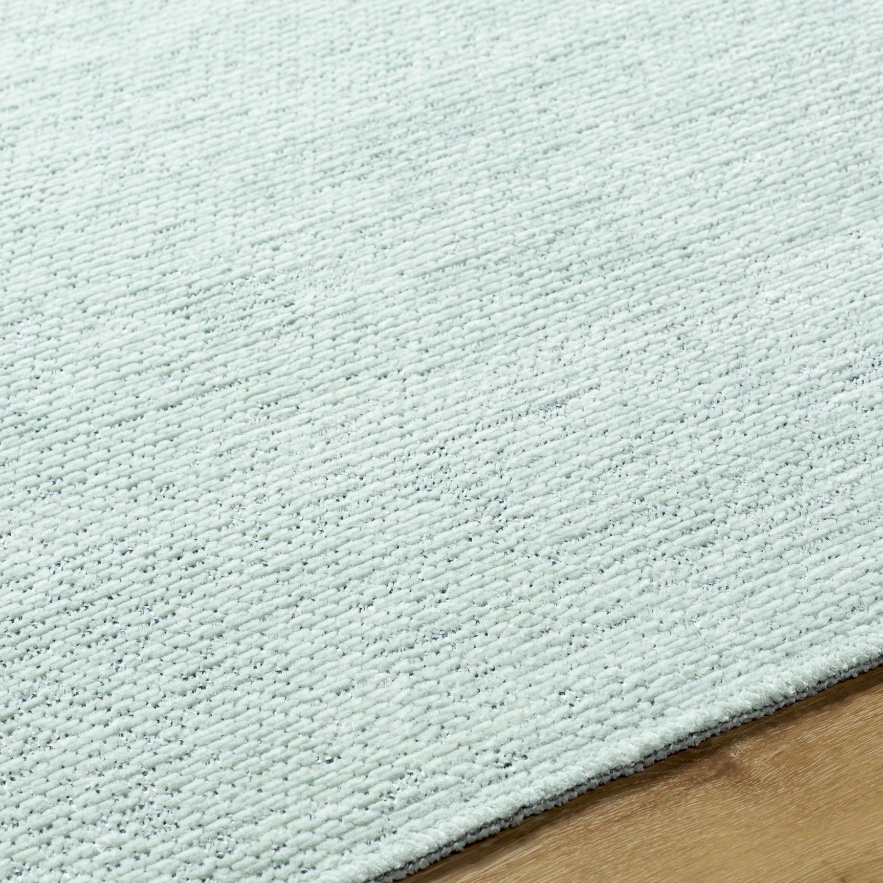 Isako Seafoam Solid Washable Area Rug - Clearance - Ornate Home