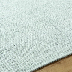 Isako Seafoam Solid Washable Area Rug - Clearance - Ornate Home