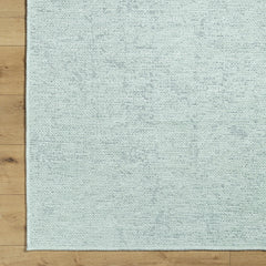 Isako Seafoam Solid Washable Area Rug - Clearance - Ornate Home