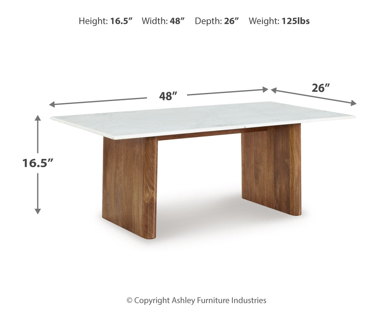 Isanti Brown/White Coffee Table and 2 End Tables (Online Special Price) - Ornate Home