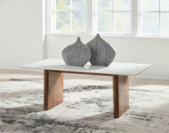 Isanti Brown/White Coffee Table and 2 End Tables - Ornate Home