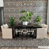 Isaye Charcoal Area Rug - Clearance - Ornate Home