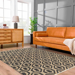 Isaye Charcoal Area Rug - Clearance - Ornate Home