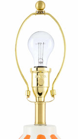 Isbergues Orange Table Lamp - Ornate Home