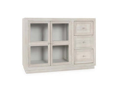 Isha Whitewash Cabinet - Ornate Home