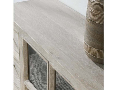 Isha Whitewash Cabinet - Ornate Home